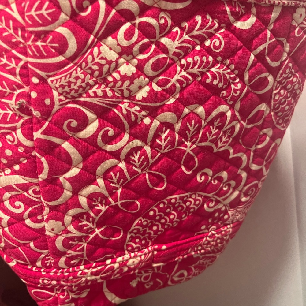Vera Bradley Pink and Cream Tote Bag